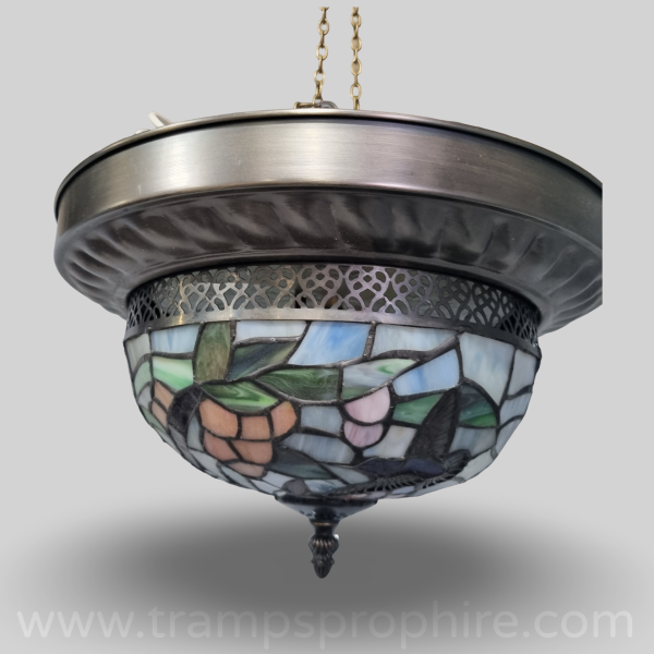 Humming Bird Tiffany Style Ceiling Light