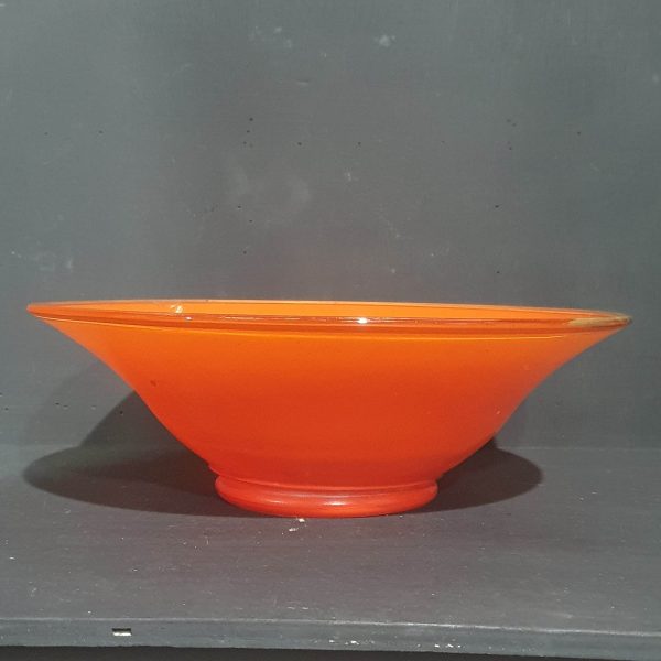 Orange Blendo Glass Bowl