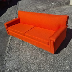 Orange Two Seater Sofa