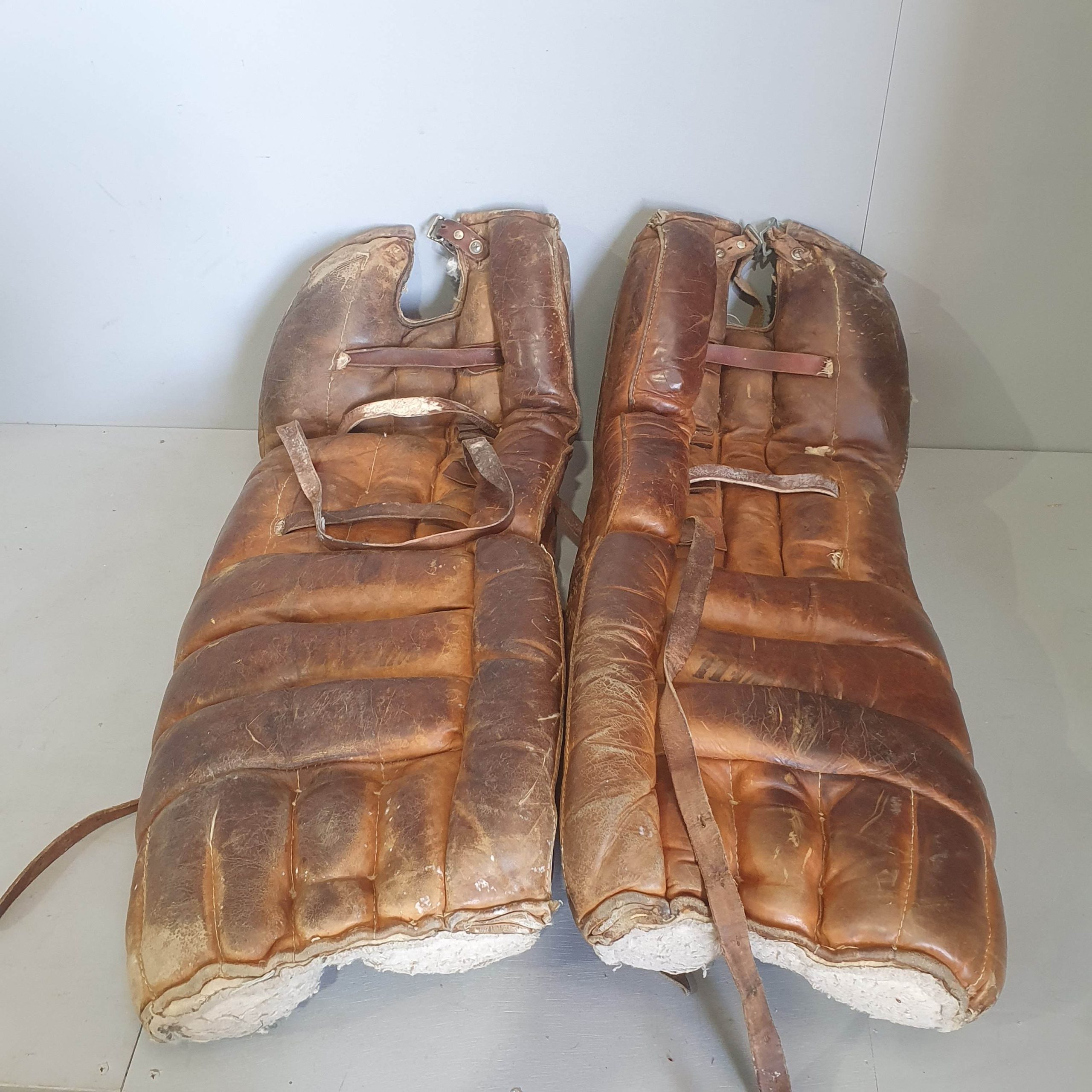 Ice Hockey Goalie Pads Tramps Prop Hire
