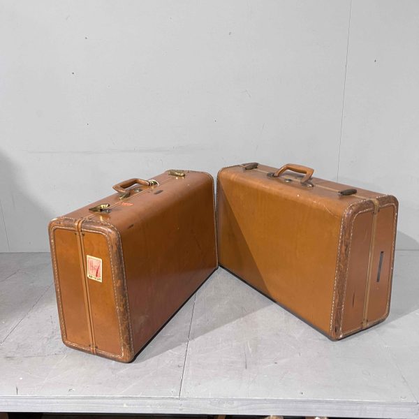 Tan Samsonite Suitcases