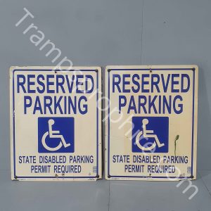 Reserved Parking Disabled Signs Wooden Backed