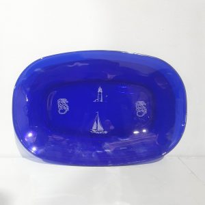 Blue Nautical Themed Plate