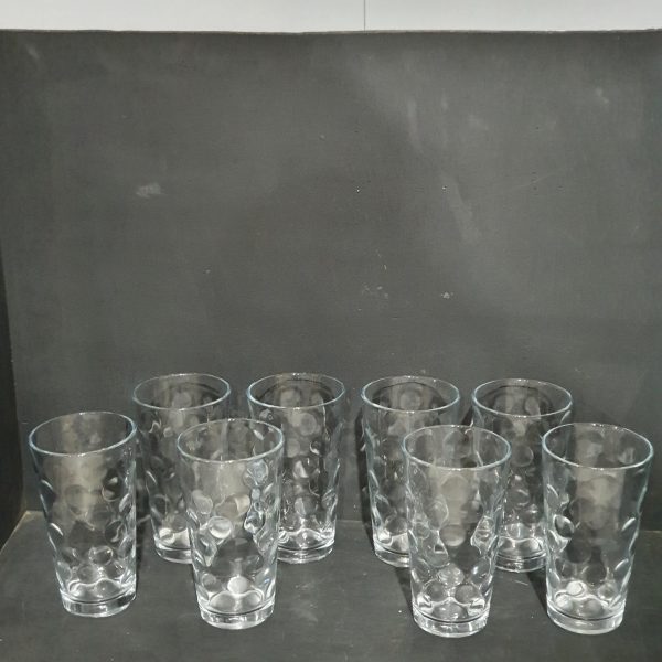 Dimpled Drinking Glasses