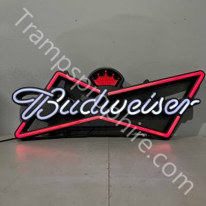 Light-up Budweiser Beer Sign
