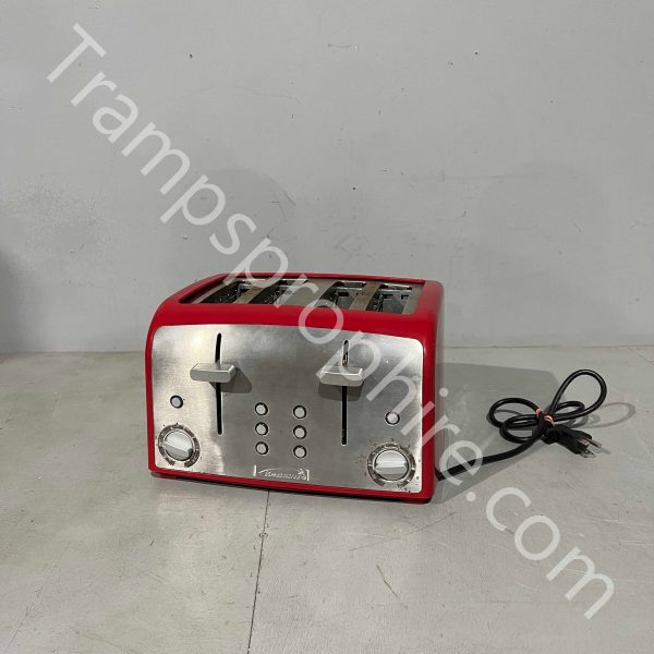 Modern Red Toaster
