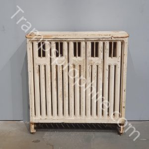 White Cast Iron Heater