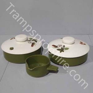 Ceramic Green Serving Dishes