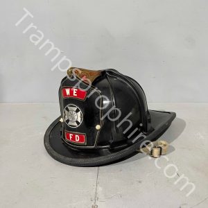 Black Fire Fighter Helmet