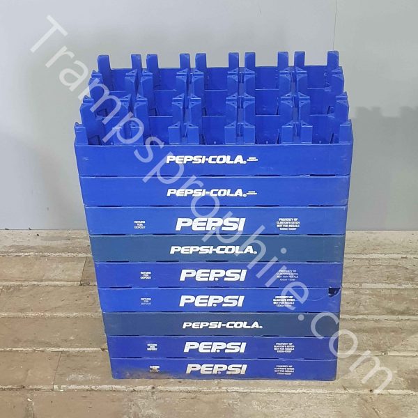Blue Plastic Pepsi Crates