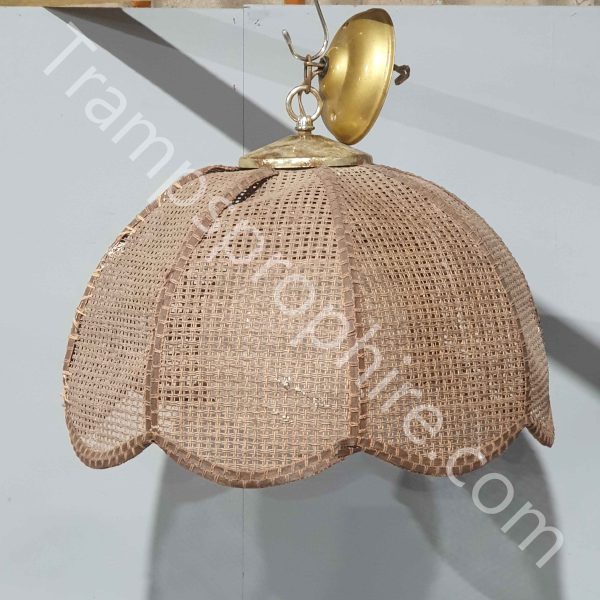 Brown Woven Ceiling Light
