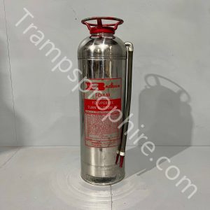Vintage Chrome Fire Extinguisher