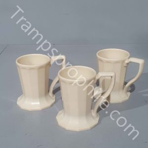 Cream Plastic Coffee Cups set