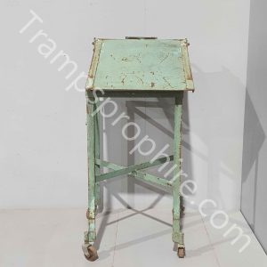 Green Industrial Side Table