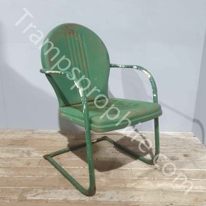 Green Metal Garden Chair