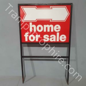 Red Picket For Sale Sign
