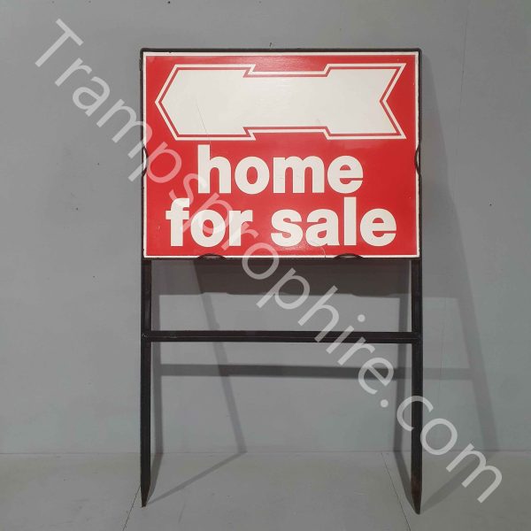 Red Picket For Sale Sign