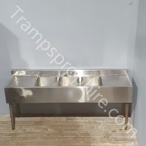 Commercial Triple Sink Unit