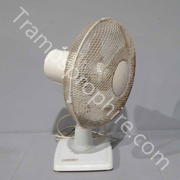 White Plastic Fan