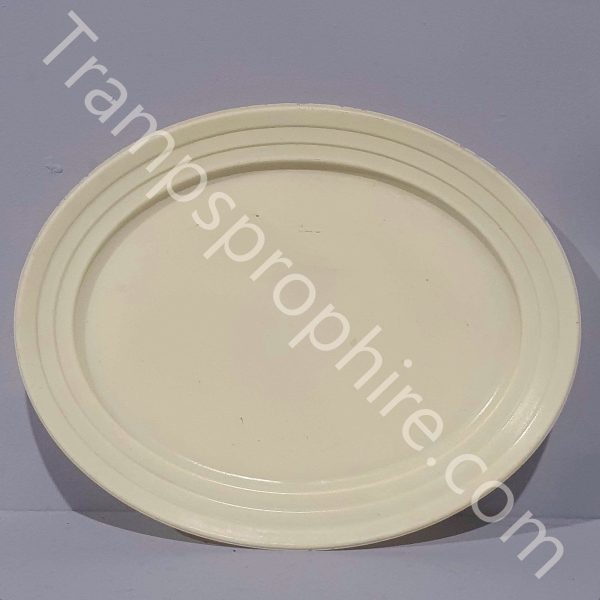 Yellow Oval Plate