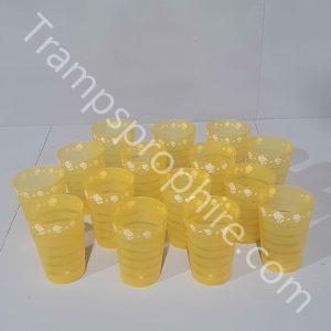 Yellow Plastic Cups