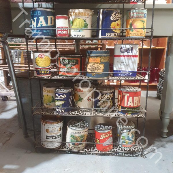 Assorted Vintage Advertising Tin Cans
