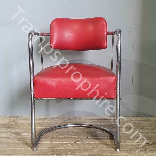 Red Tubular Chair