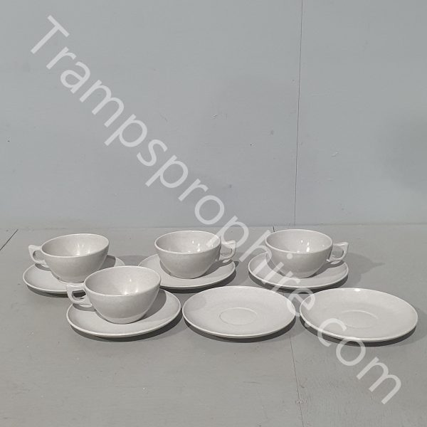 29 Piece Grey Melamine Tableware Set