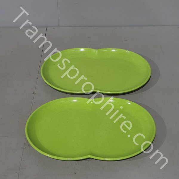 25 Piece Light Green Melamine Tableware Set