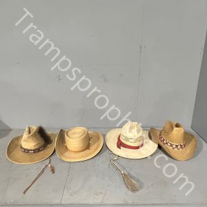 Assortment of Straw Cowboy Hats