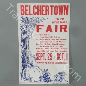 Belchertown Fair Poster
