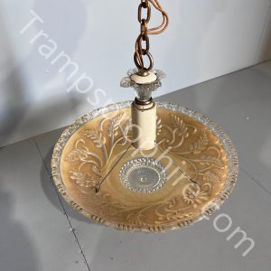 Brown Glass Ceiling Light