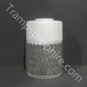 Frosted and Clear Glass Light Shade