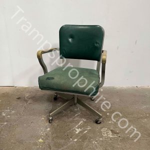 Tanker Style Green Office Chair