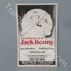 Jack Benny Play Theatre Poster