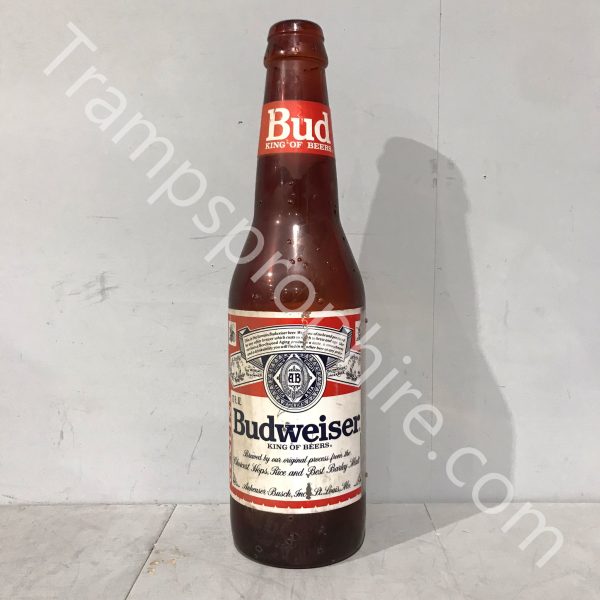 Large Budweiser Display Bottle