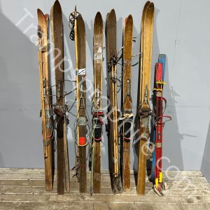 Assortment of Vintage Snow Ski's