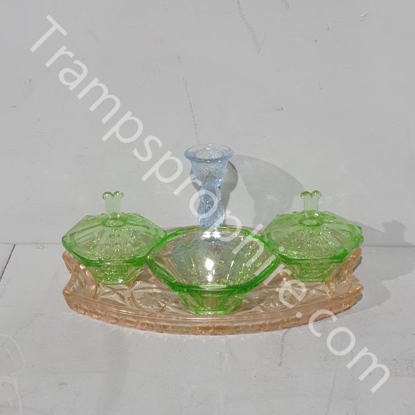 Assorted Glass Trays and Dishes