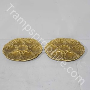 Beige Oyster Plates