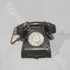 Black Bakelite Rotary Dial Phone
