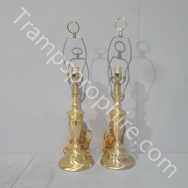 Pair of Cut Glass Table Lamps