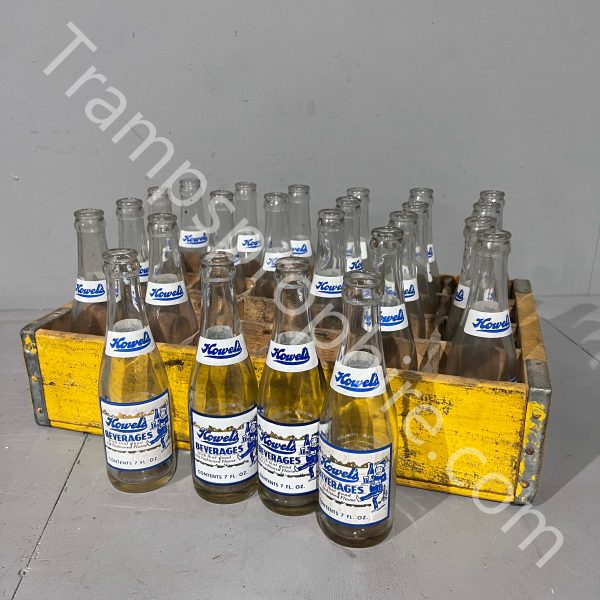 Howel's Soda Bottles & Crate
