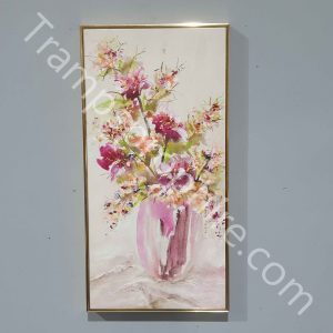 Framed Flowers in Vase Painting