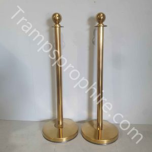 Gold Stanchion Bases