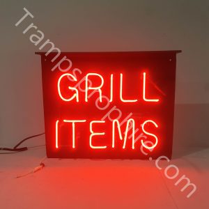 Grill Items Neon Sign