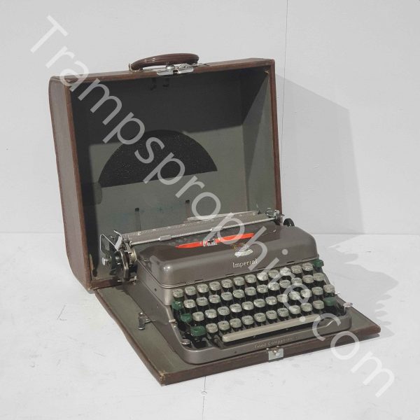 Imperial Typewriter and Case