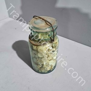 Jar of Assorted Buttons