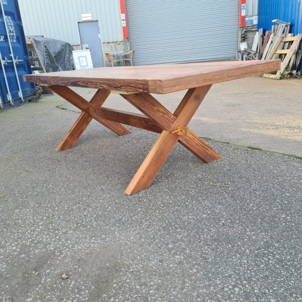 Large American Pitch Pine Table
