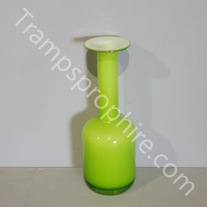 Lime Green Glass Vase