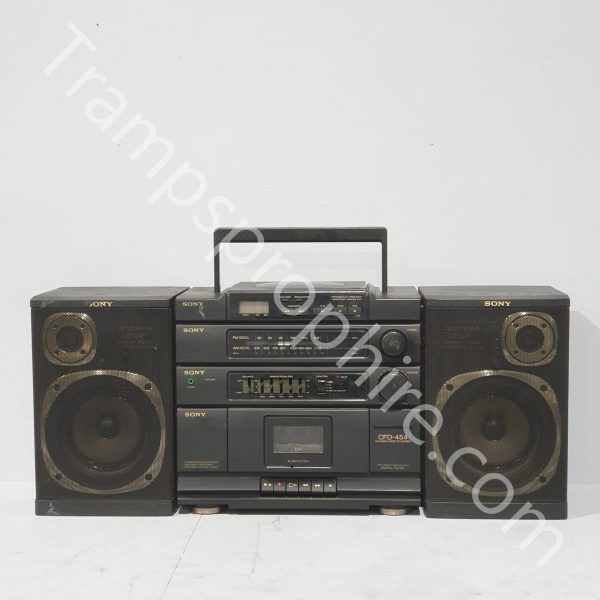 Black Sony Hifi Portable Stereo System